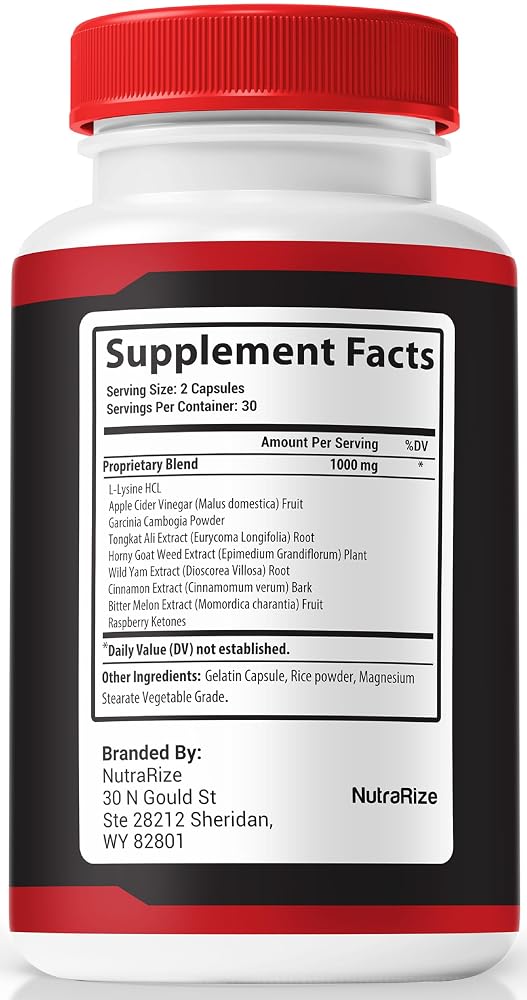 NutraRize MaxVirility Capsules for Men - 120 Capsules - image 2