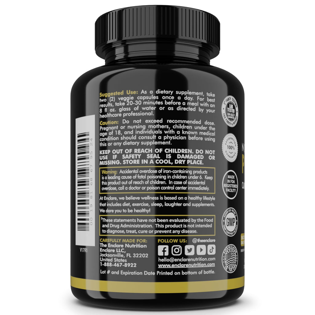 Enclare Nutrition Intellect Brain Booster Nootropic - 60 Capsules - image 4