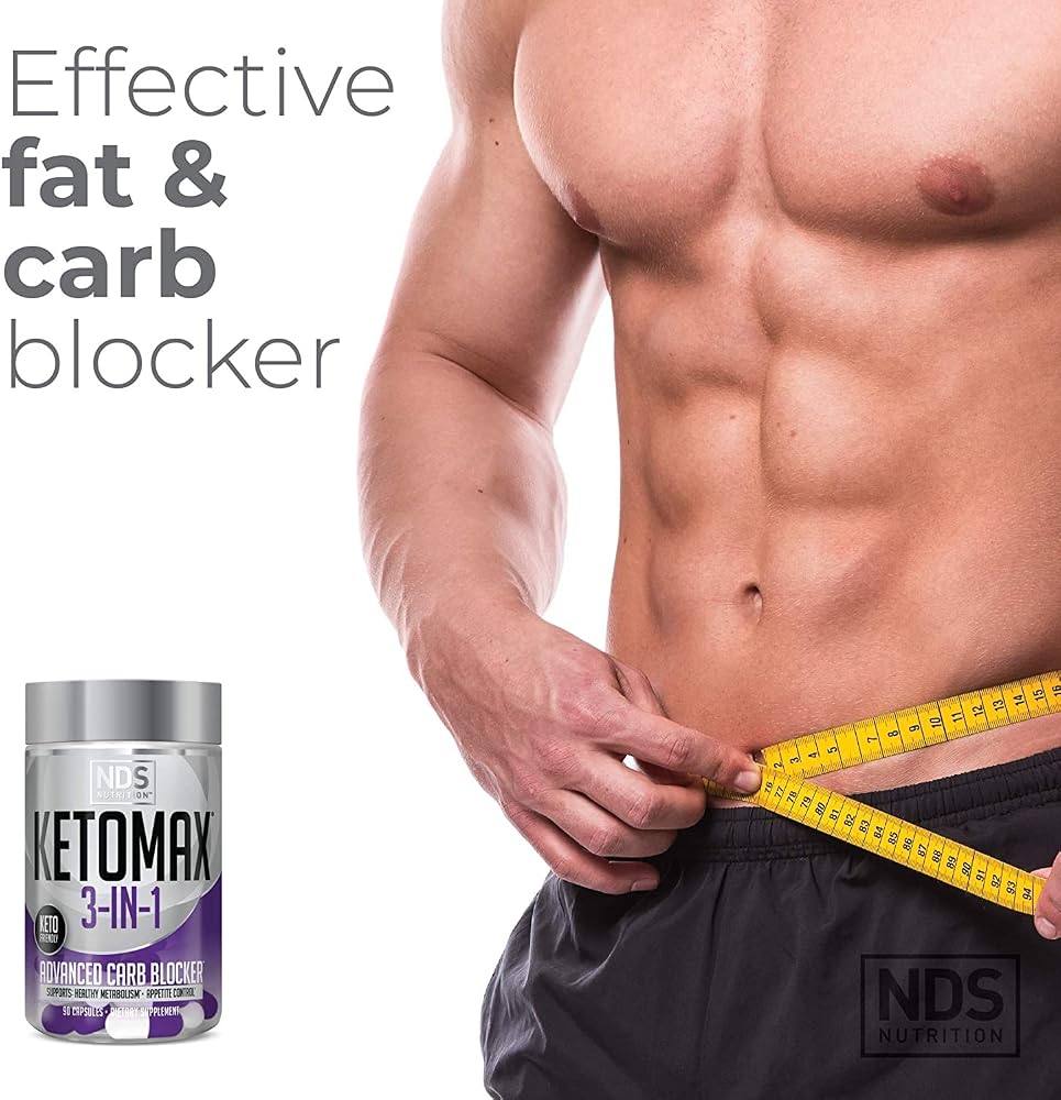 Keto-Max NDS Nutrition Advanced 3-in-1 Carb Blocker - 90 Capsules - image 4