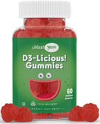 Maxi Health Vitamin D3 1000 IU Gummies Cherry - 60 Count