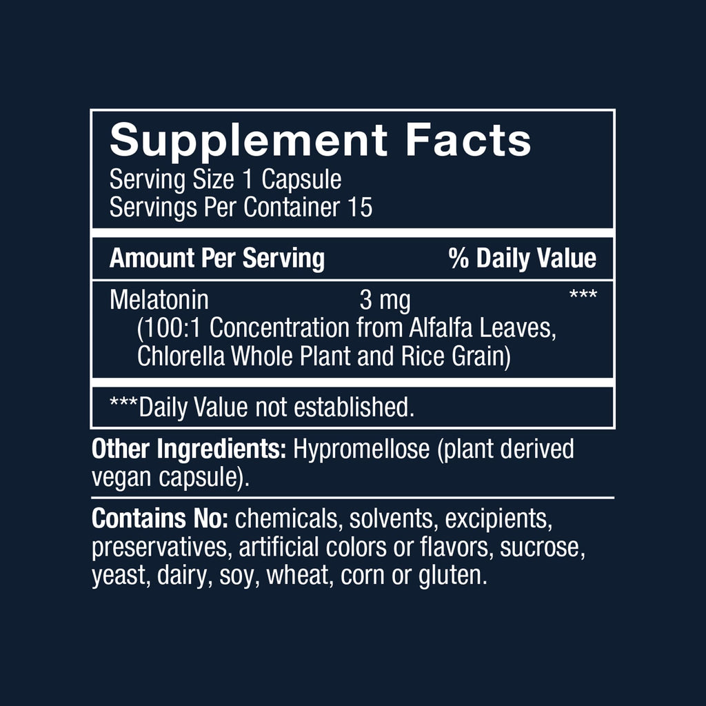 Herbatonin® 3mg Plant-Based Melatonin Sleep Supplement