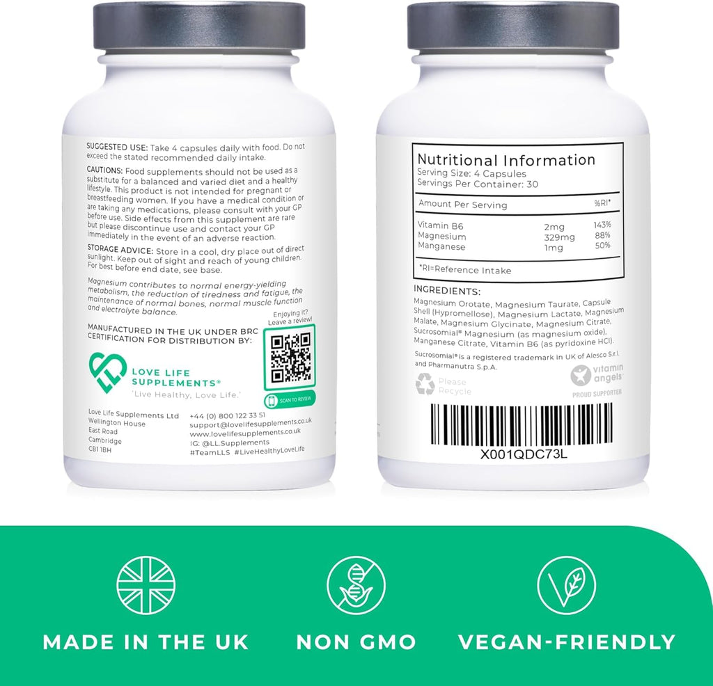 Love Life Supplements Magnesium Seven 7 Forms - 120 Capsules - image 2