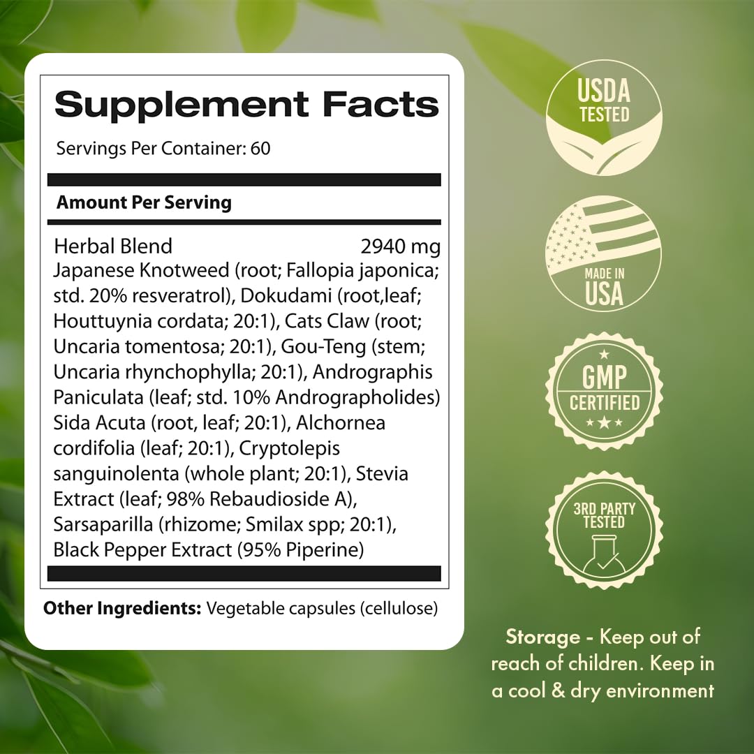Samsara Herbs Tick Immune Support - 240 Capsules - image 4