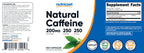 Nutricost Natural Caffeine 200mg - 250 Vegetarian Capsules - image 6