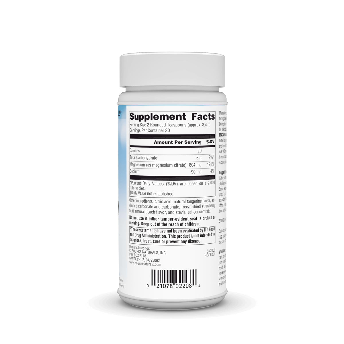Source Naturals Serene Science Magnesium Serene Tangerince Flavored