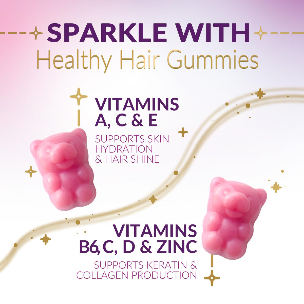 Nature's Choice Hair Vitamins Gummies with Biotin 5000 mcg - 60 Gummies - image 6