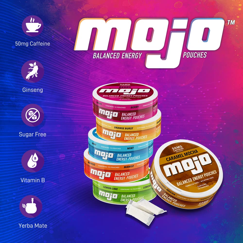 MOJO Balanced Energy Pouches Orange Burst - 75 Count - image 3