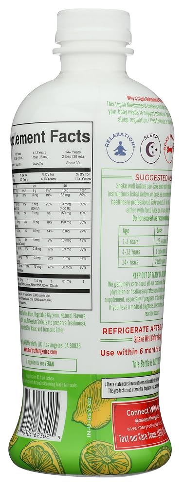 Mary Ruth's Lemonade Extra Strength Nighttime Liquid Multimineral - 30 Fl Oz - image 2