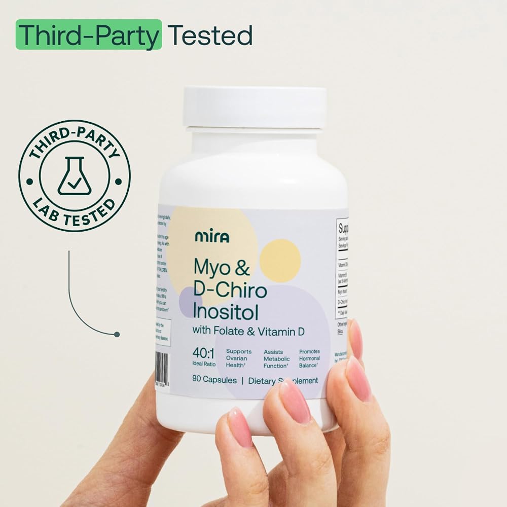 Mira PCOS Supplement Inositol for Hormonal Balance - 90 Capsules - image 2