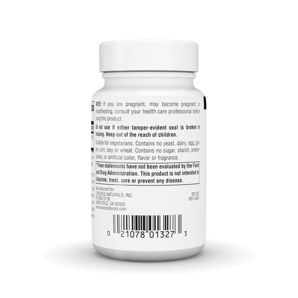 Source Naturals Folic Acid 800 mcg - 200 Vegetarian Tablets - image 4