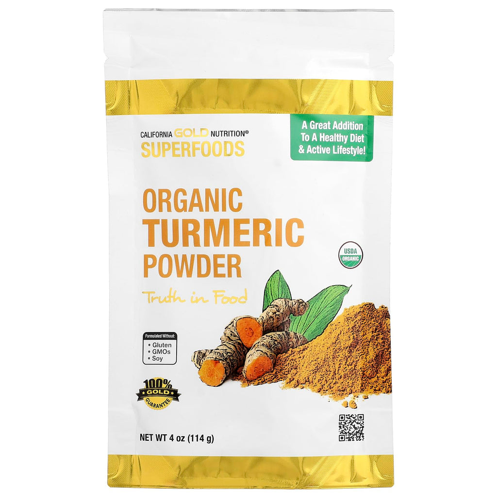 California Gold Nutrition Organic Turmeric Powder - 4 oz