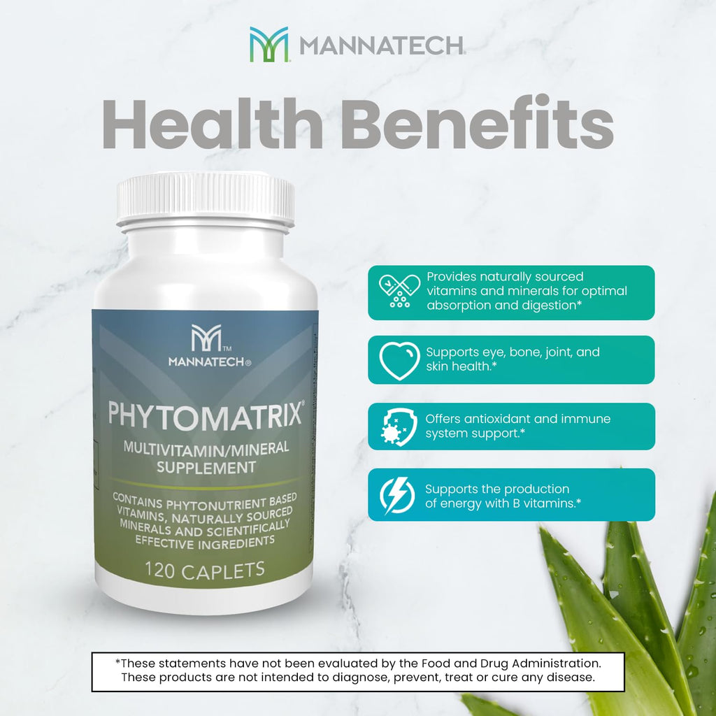 Mannatech PhytoMatrix Multivitamin & Mineral Supplement - 120 Capsules - image 5