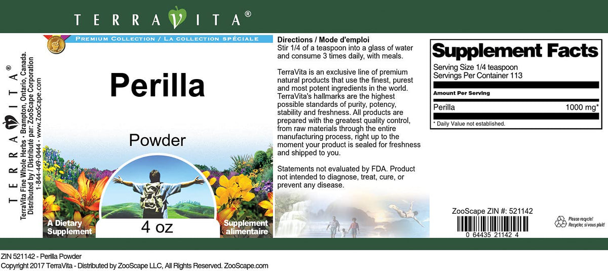 Terravita Perilla Powder - 12 oz (3 Pack) - image 3