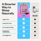 SuperMush Daily Sleep Gummies - Melatonin-Free Sleep Aid