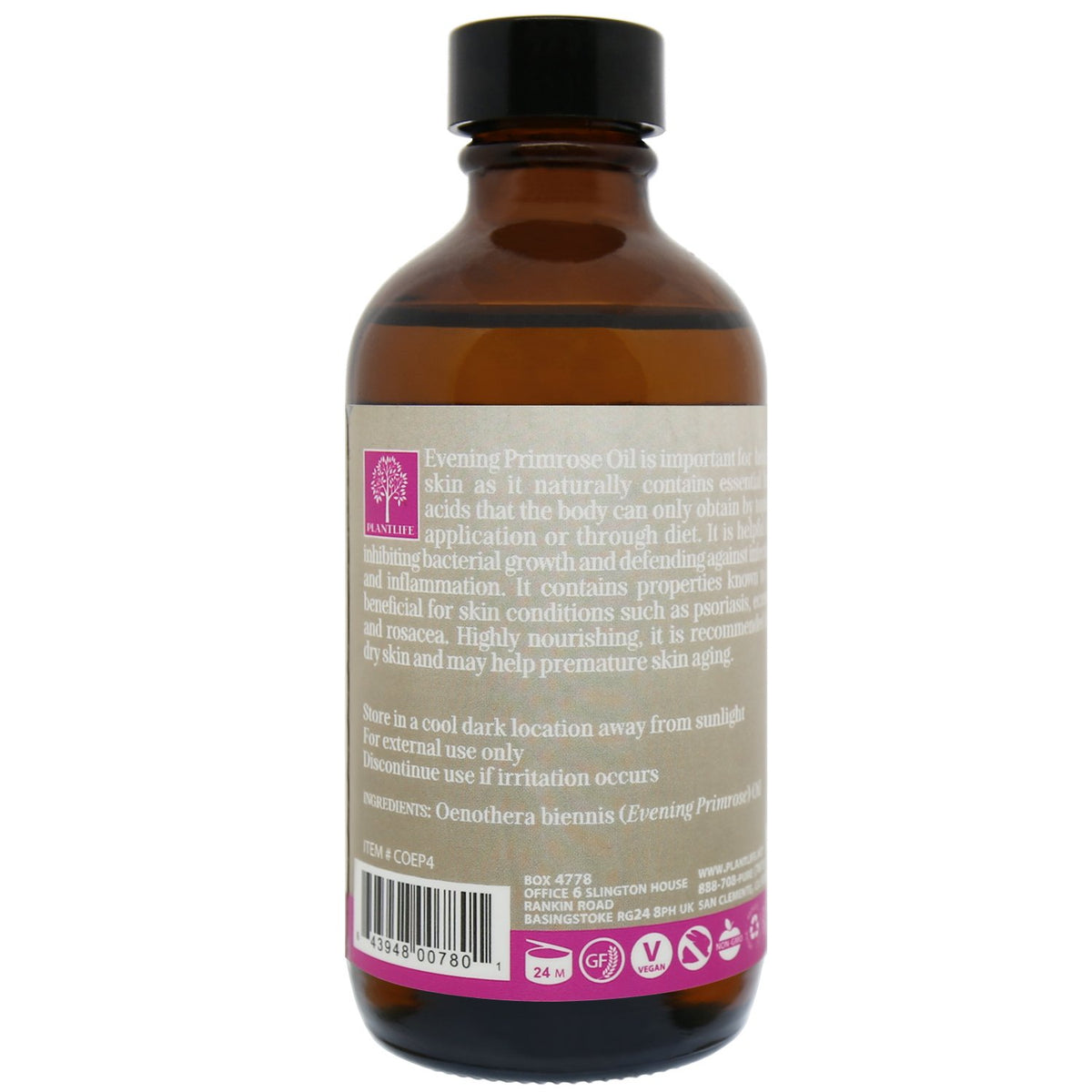 Plantlife Evening Primrose Carrier Oil, 100% Pure - 4 oz - image 4