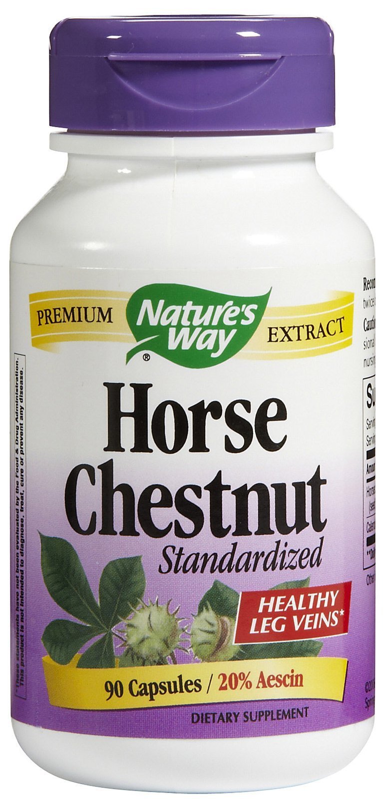 Nature's Way Horsechestnut Standardized Extract - 90 Capsules