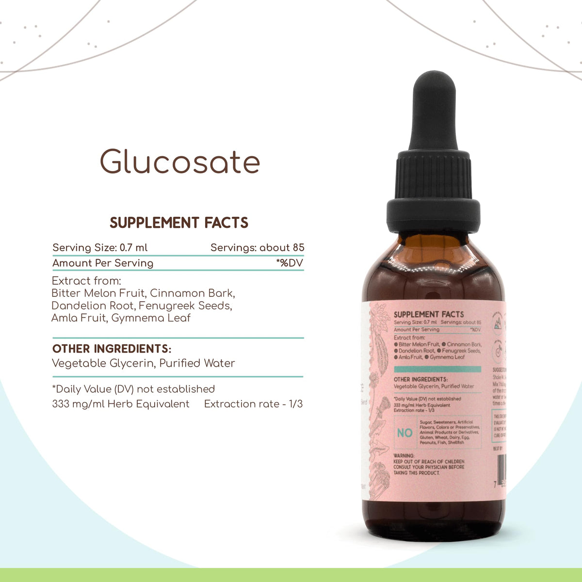 HerbEra Glucosate Alcohol-Free Extract Tincture