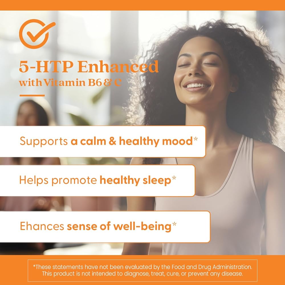 Doctor's BEST 5-HTP with Vitamins B6 & C - 120 Vegetarian Capsules - image 5