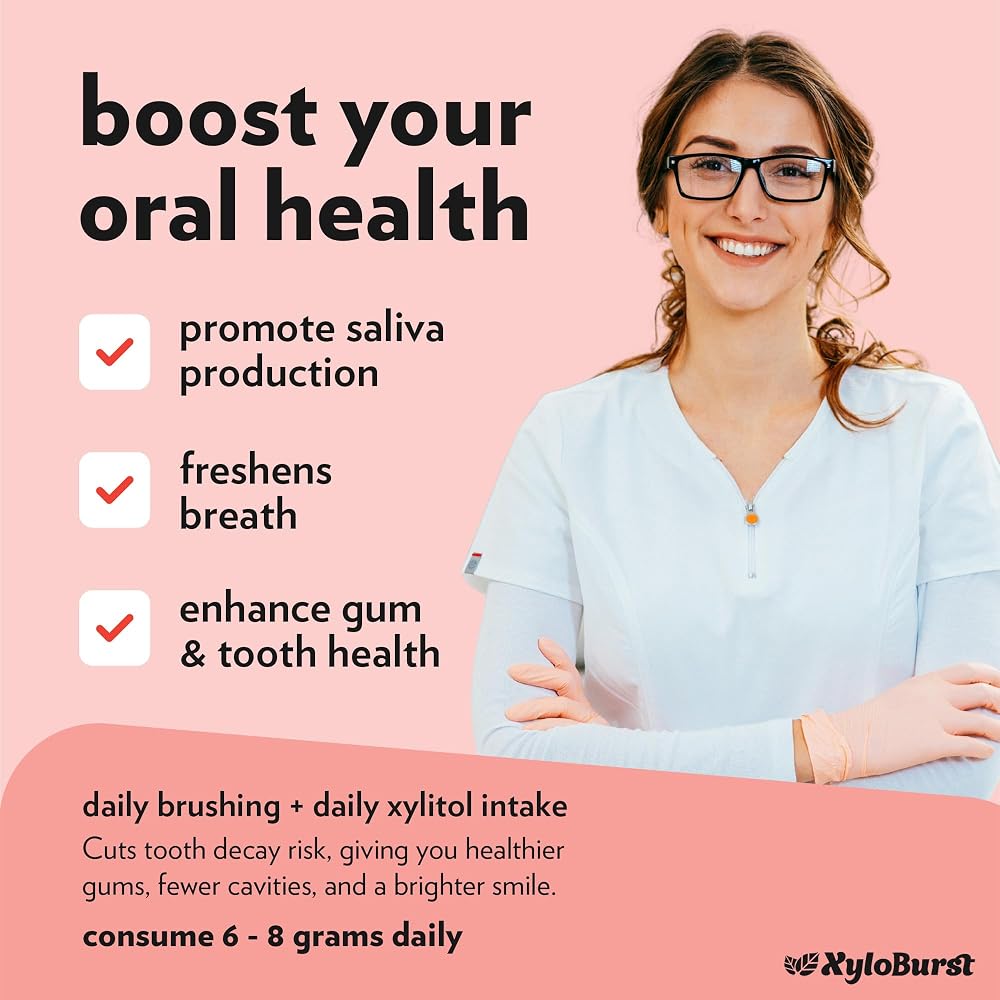 Xyloburst Cinnamon Xylitol Chewing Gum - 192 Pieces - image 2
