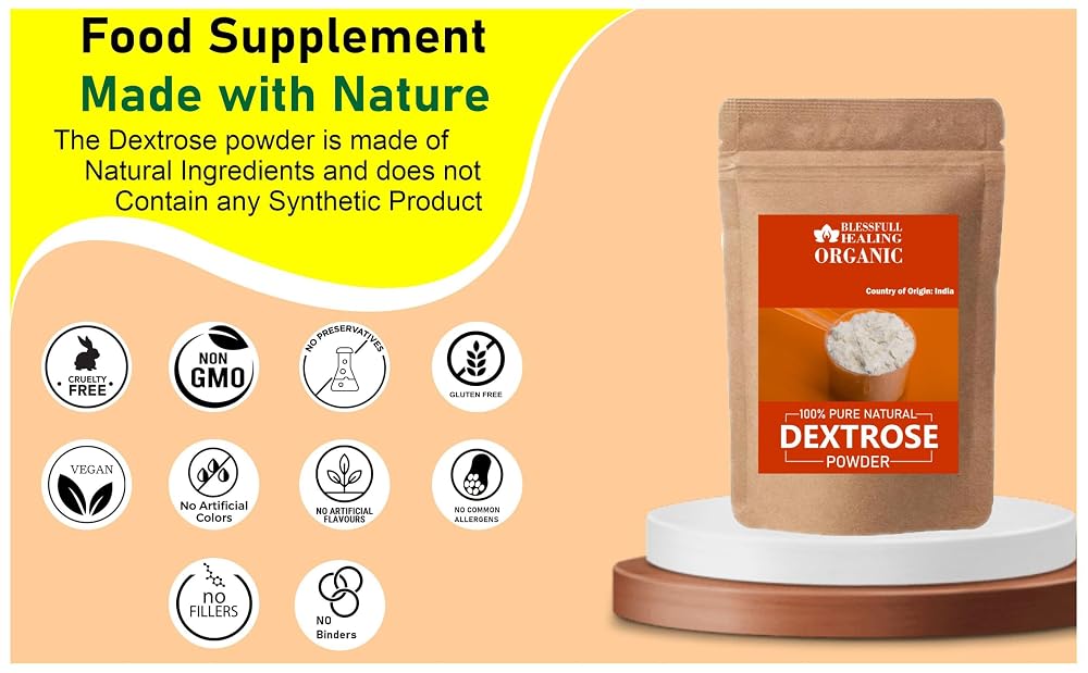 Blessfull Healing Organic Dextrose Powder 100% Pure - 300g - image 4