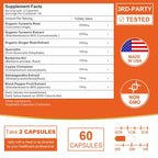 VITACRLLYNMN Liposomal Turmeric Curcumin 2200mg Joint Support - 60 Capsules - image 2