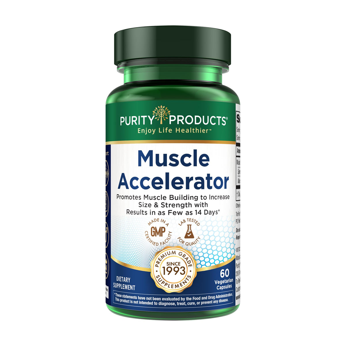 Purity Products Muscle Accelerator 650 mg Patented & Clinically