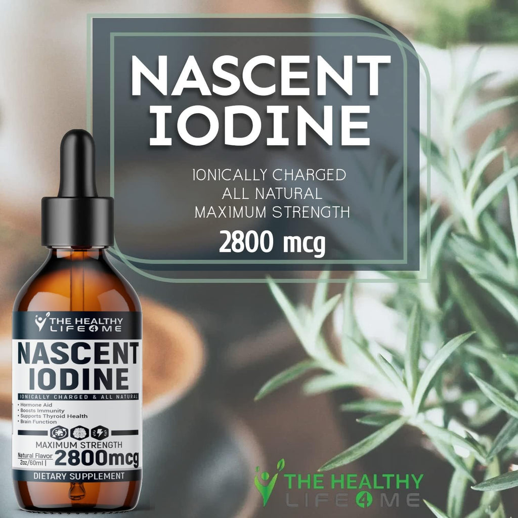 THE HEALTHY LIFE 4 ME Nascent Iodine Drops 2800mcg - 2 Fl Oz - image 5