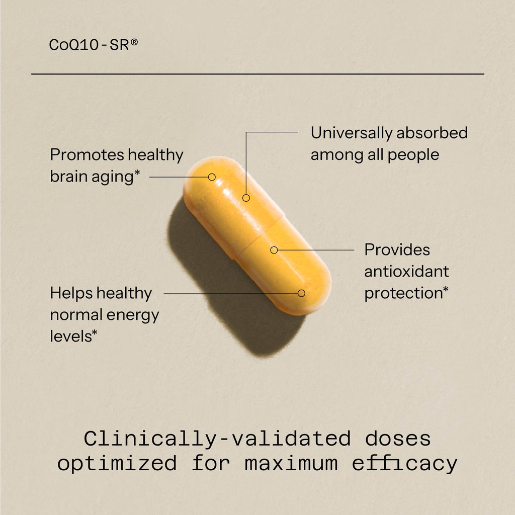 Quality of Life CoQ10 Sustained Release 100 mg - 60 Vegetable Capsules - image 3