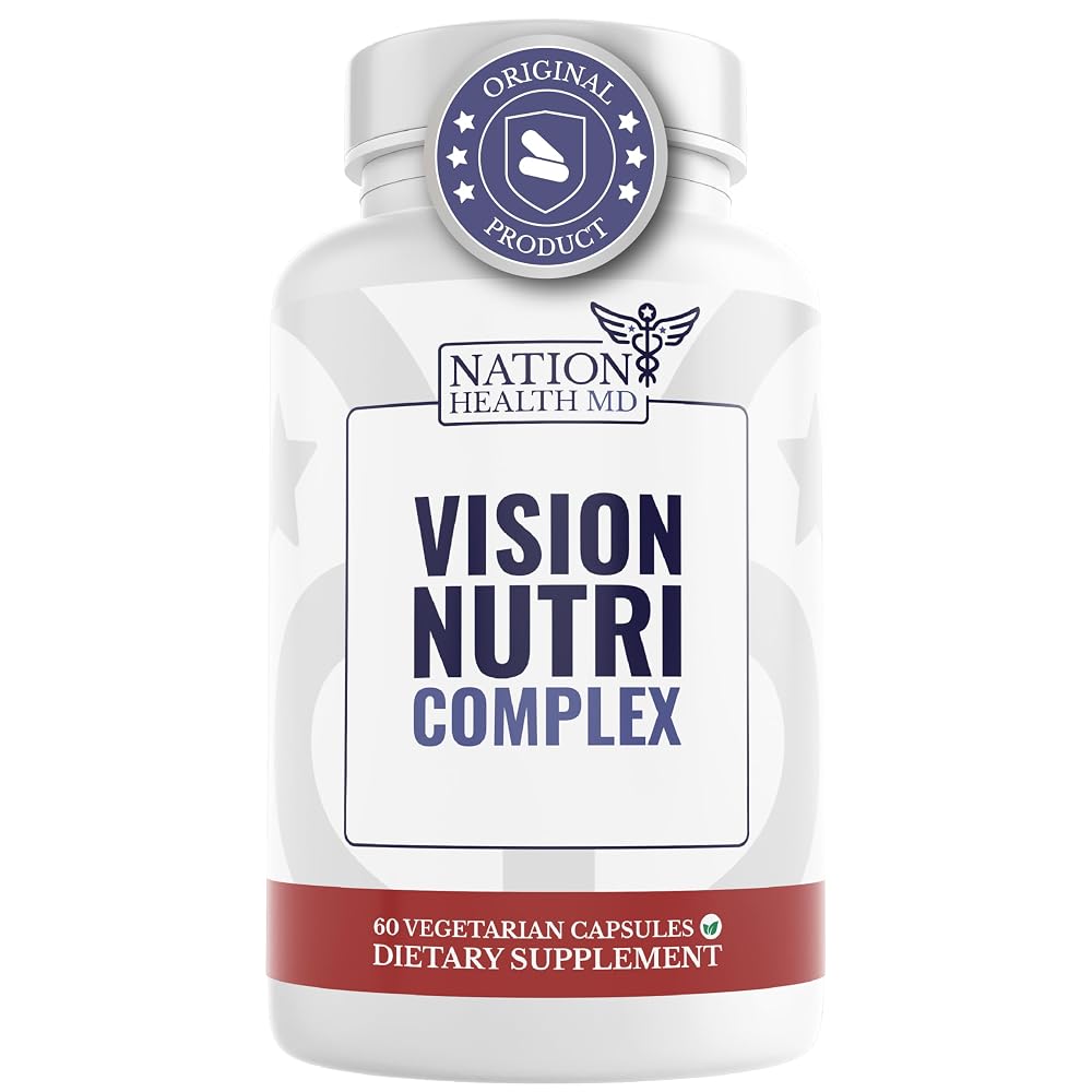 NATION HEALTH MD Vision Nutri Complex Eye Vitamins - 60 Capsules