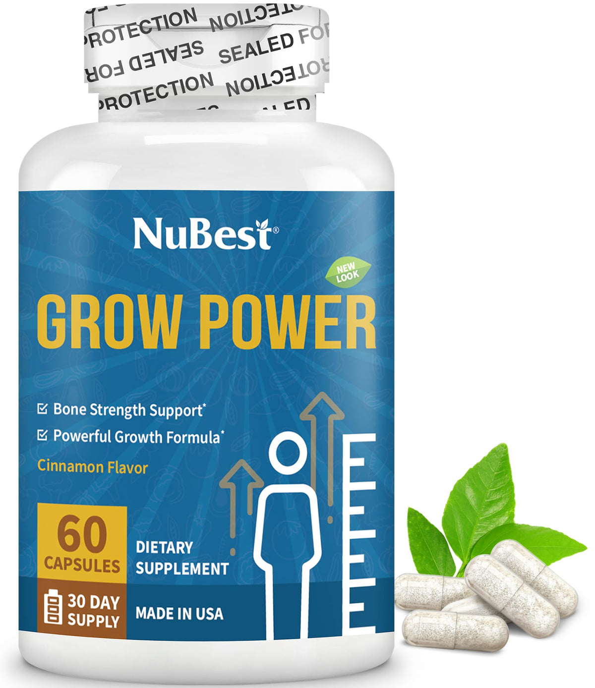 NuBest Grow Power - Calcium Supplement - Magnesium Supplement
