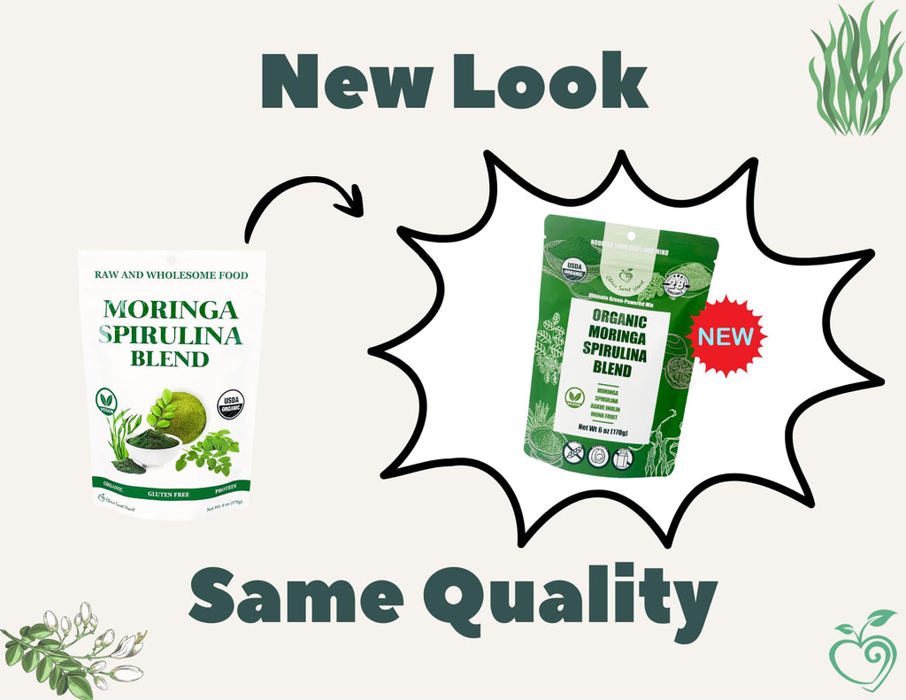 Chérie Sweet Heart Organic Moringa & Spirulina Powder for Energy - 6 oz - image 3