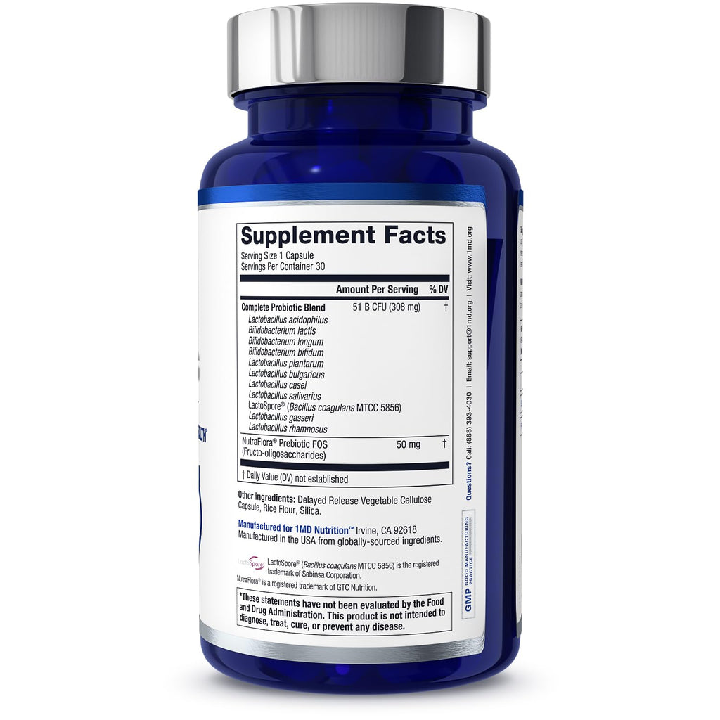 1MD Nutrition Complete Probiotics - Parent