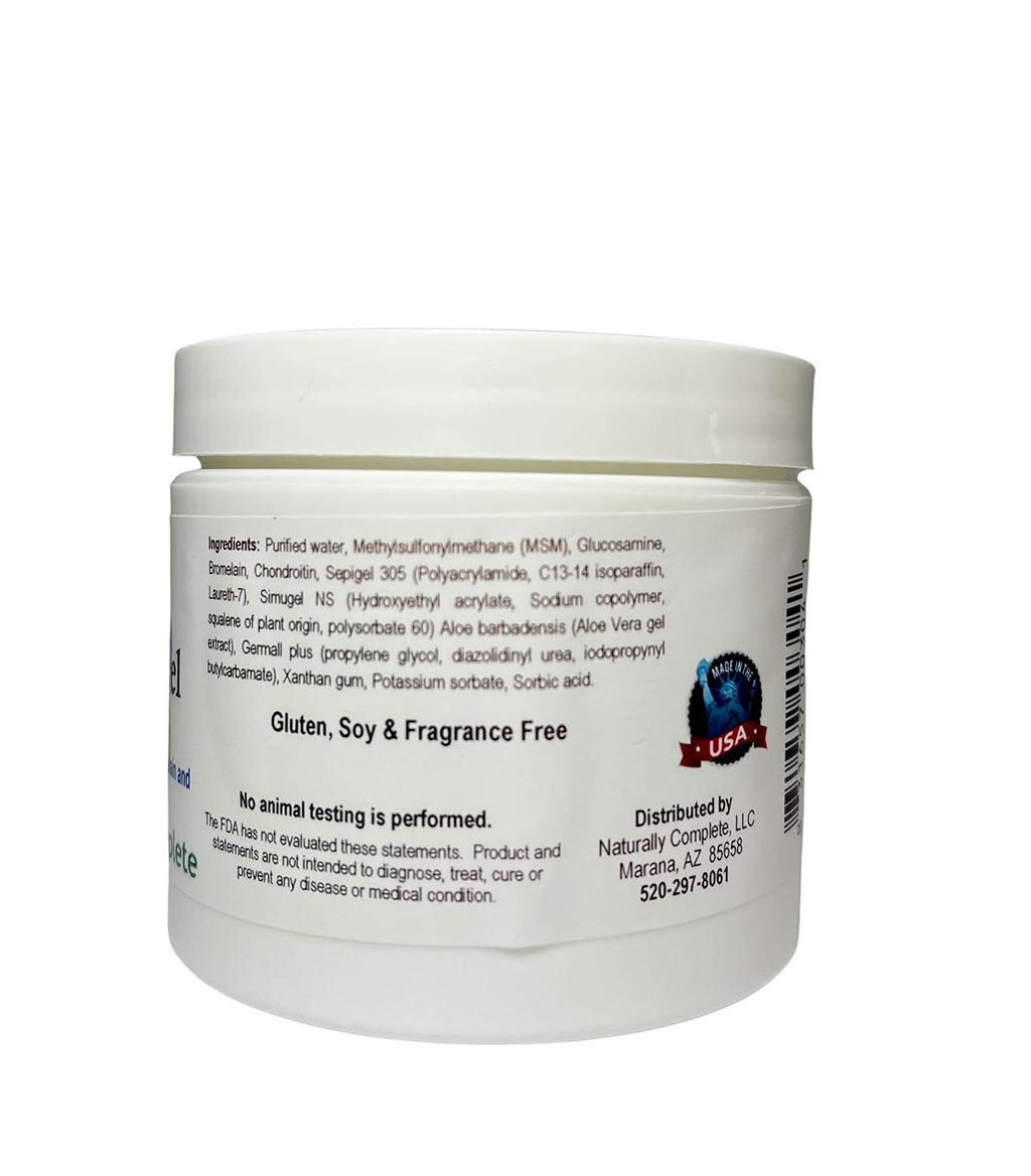 Naturally Complete MSM Cream Plus Glucosamine Bromelain & Chondroitin - 4 oz - image 2