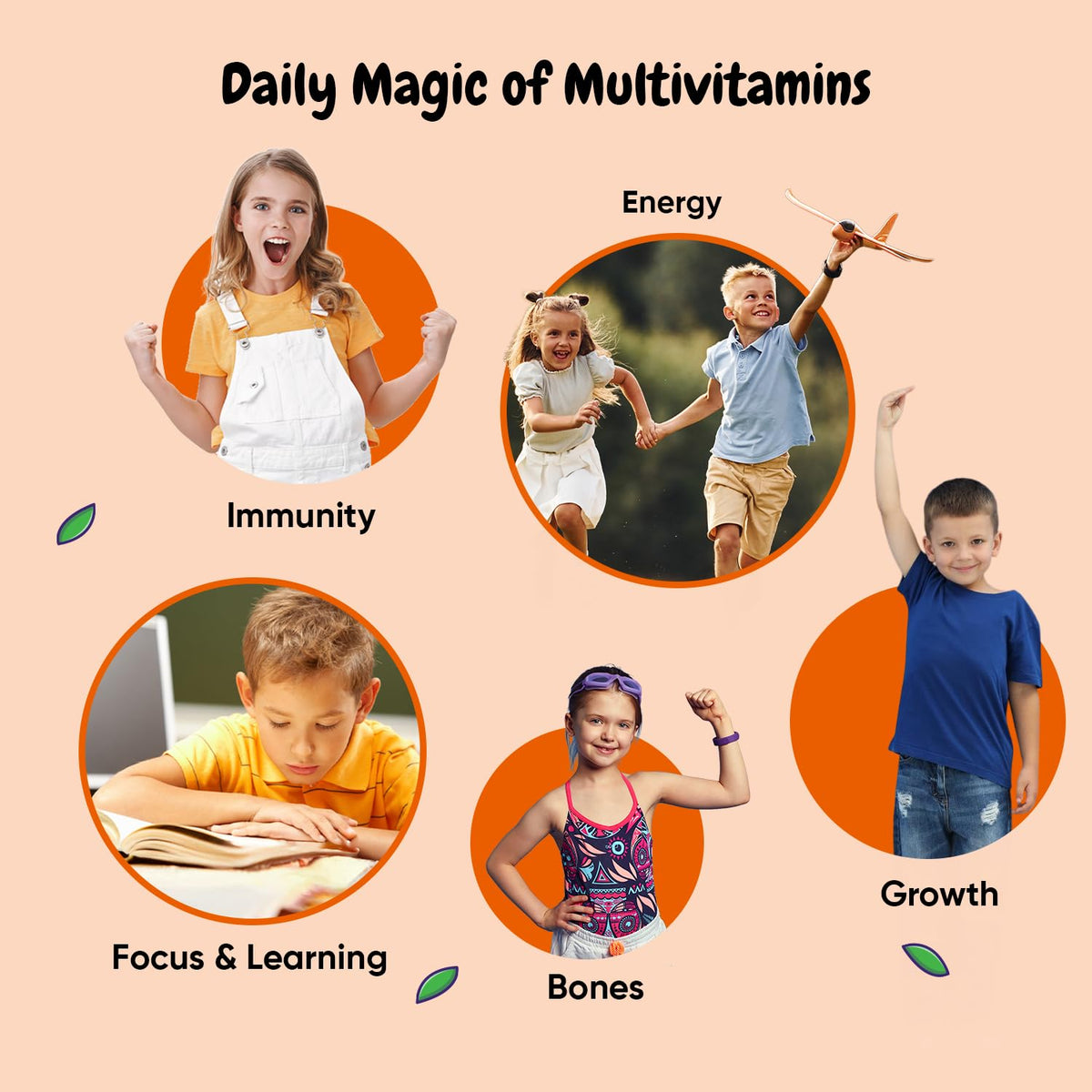 maxmedix Kids Multivitamin Gummies with Omega 3 6 9 - 120 Gummies - image 4