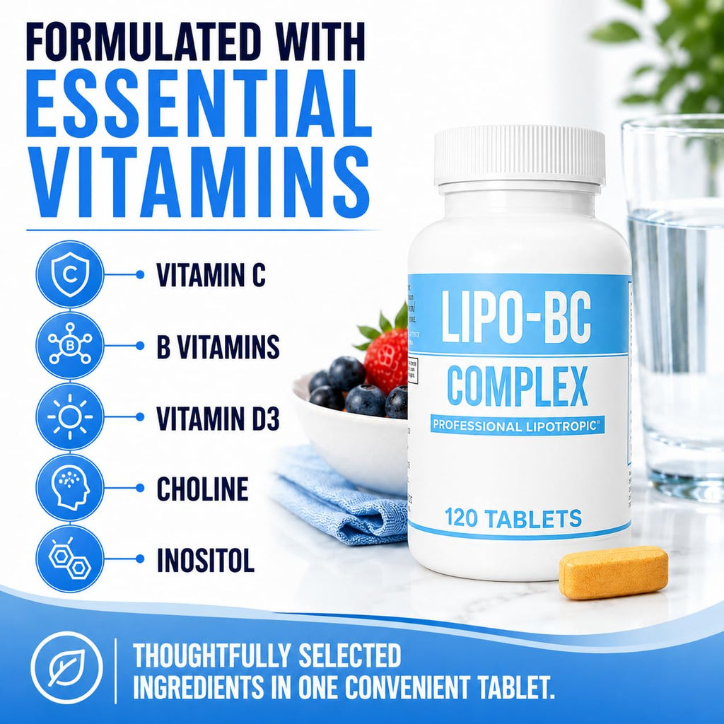 ES Global Brands Legere Lipo-BC B-Complex for Energy - 120 Tablets - image 4