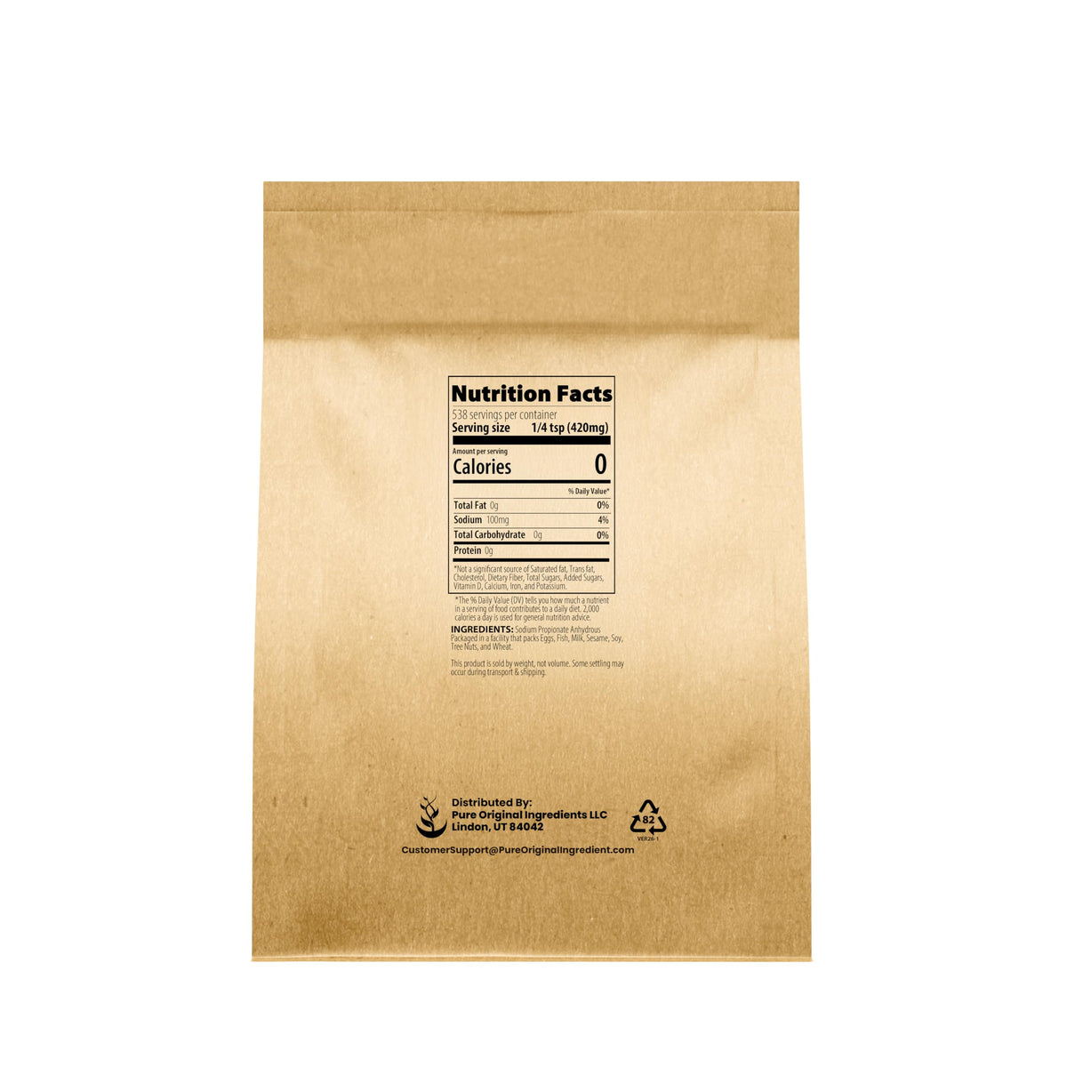 Pure Original Ingredients Sodium Propionate Powder - 8 oz - image 2