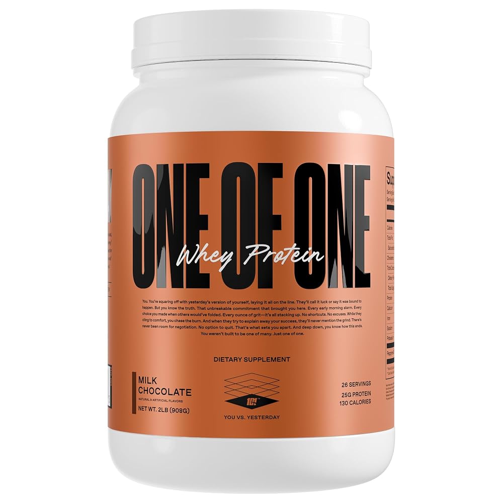 ONE OF ONE Whey Protein Powder with Digestive Enzymes - 2lb