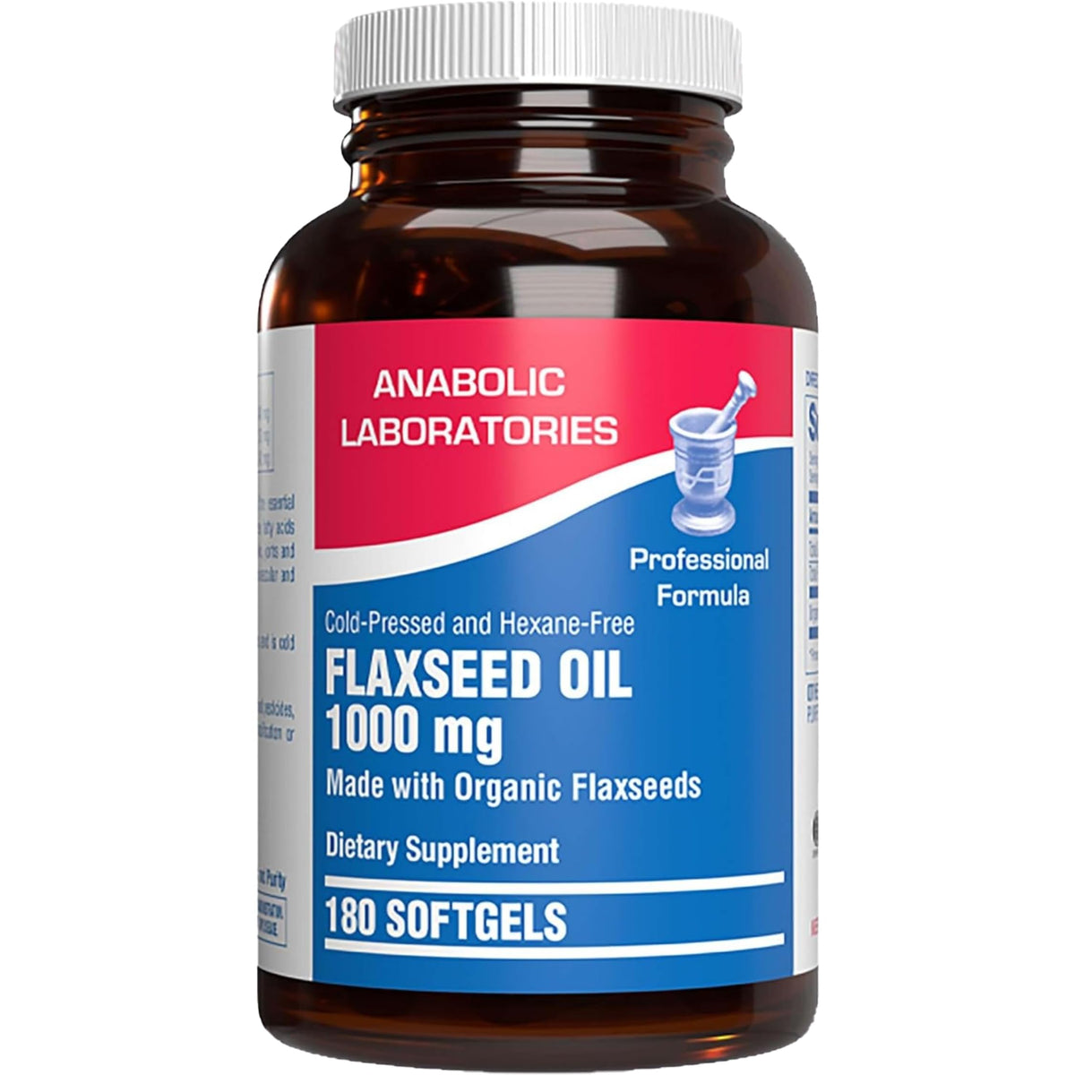 Anabolic Laboratories Flaxseed Oil 1000mg - 180 Softgels