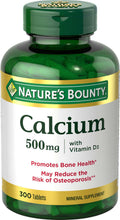 Nature's Bounty Calcium Plus 400 IU Vitamin D3 - 300 Tablets