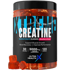 UltraHealthX Creatine Monohydrate Gummies Mixed Berry - 120 Count