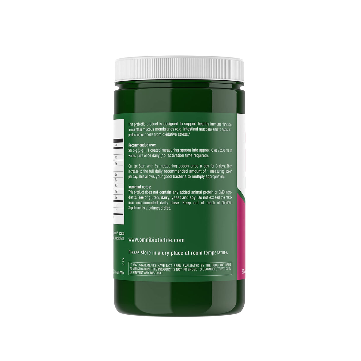 OMNi BiOTiC Omni-Logic Immune Prebiotic Fiber Powder - 15.9 oz - image 2