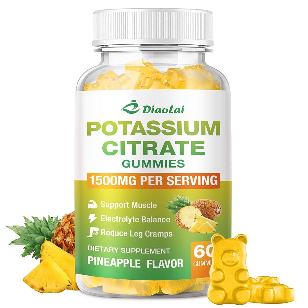 DIAOLAI Potassium Citrate 1200mg Gummies