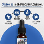 Greska's Carbon-60 Carbon 60 in Organic Sunflower Oil