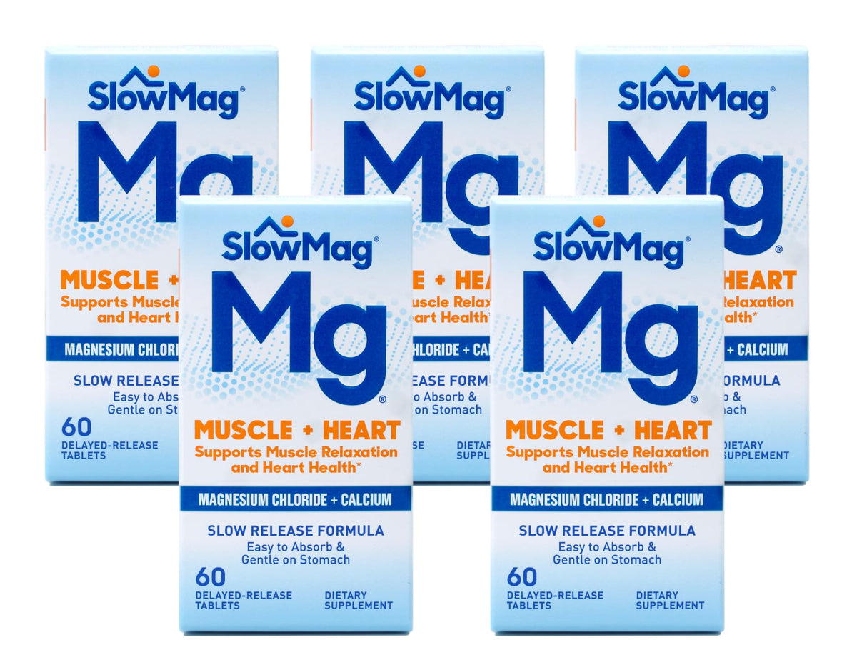 Slow-Mag Magnesium Chloride and Calcium - 300 Tablets