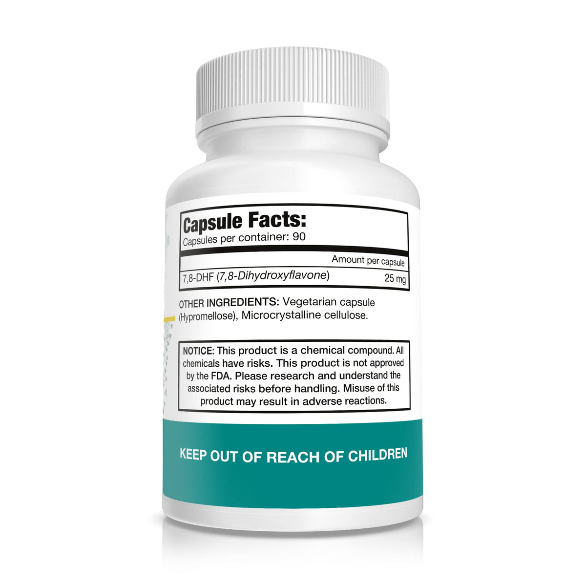 Pure Nootropics 7,8-DHF 25 mg - 90 Capsules - image 2