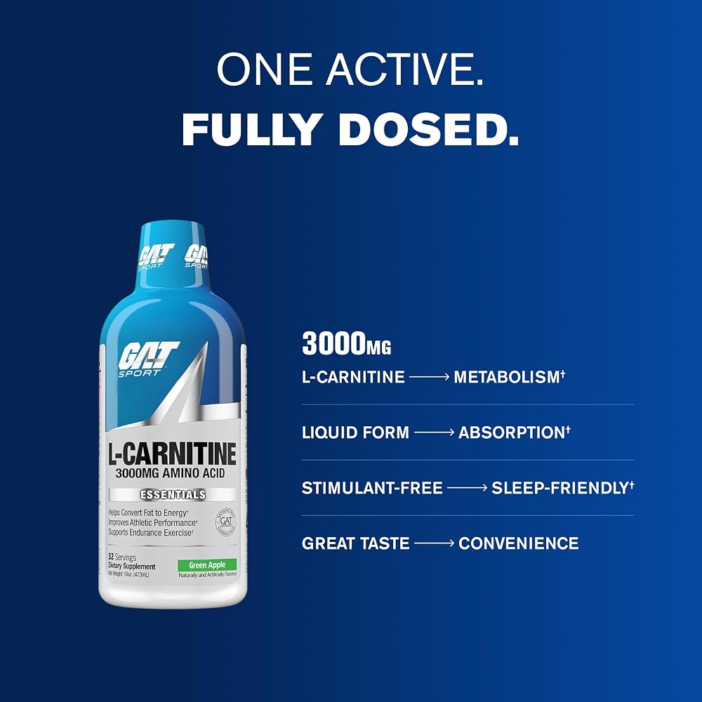 GAT SPORT L-Carnitine 3000 mg Liquid - 16 Fl Oz - image 6