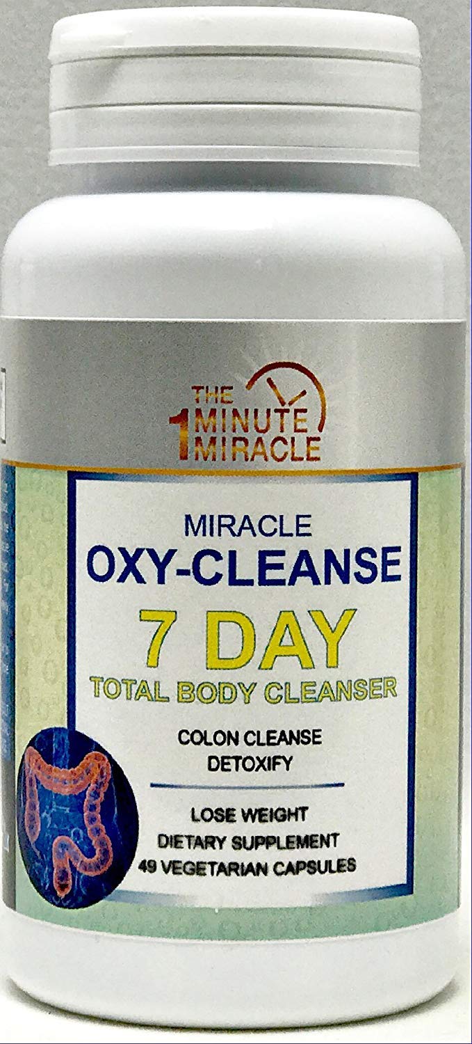 The One Minute Miracle - Miracle Oxy-Cleanse Colon Cleanse for 1