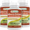 Best Naturals Bilberry 1000 mg - 270 Capsules (3 Pack)