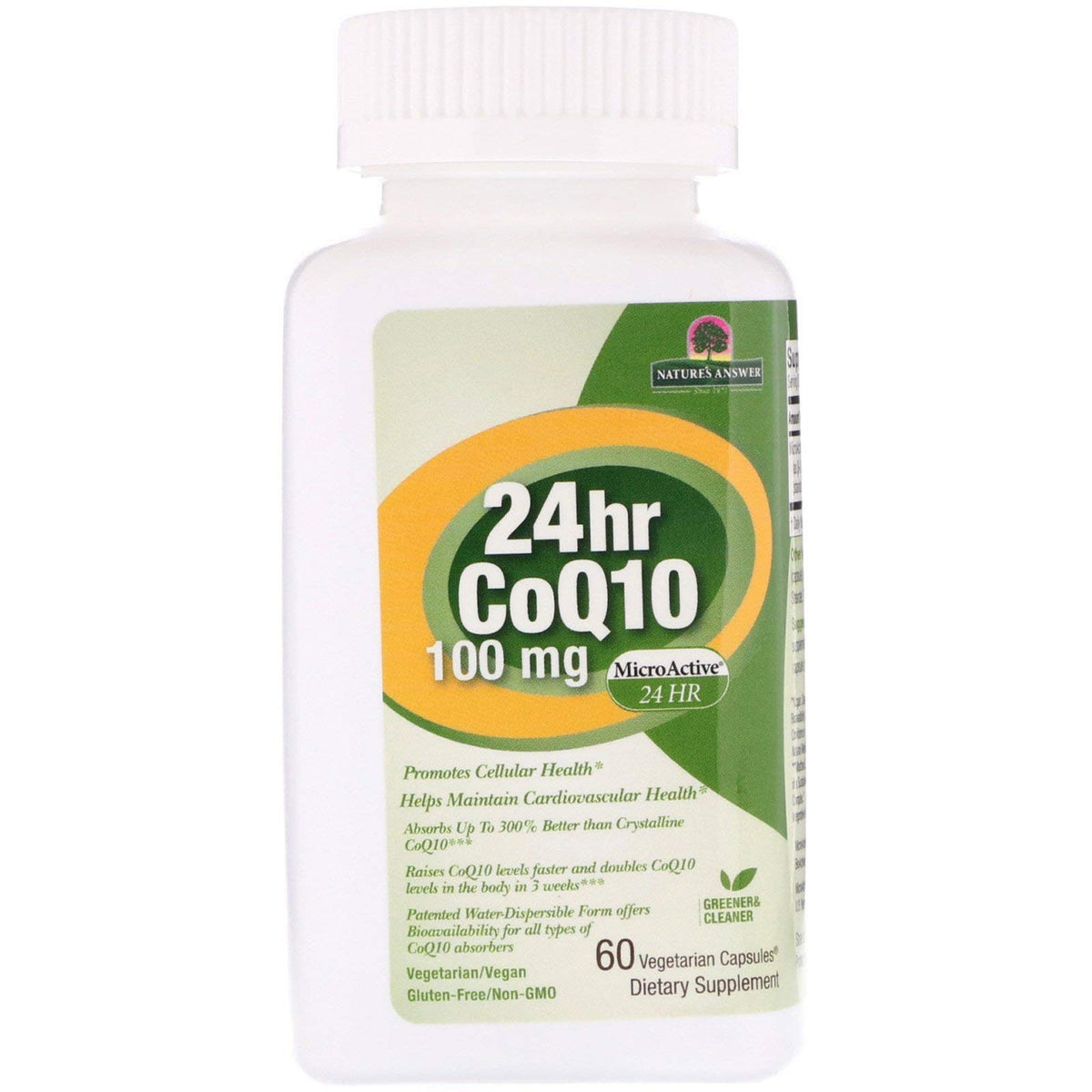 Genceutic Naturals CoQ10 100mg - 60 Vegetarian Capsules - image 3