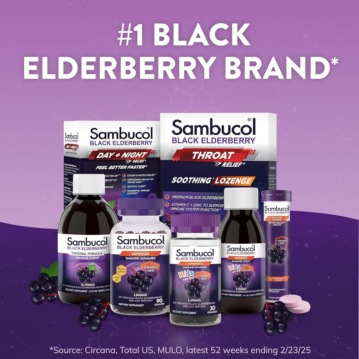 Sambucol Black Elderberry Gummies for Kids, Low Sugar - 30 Count - image 8